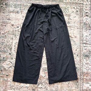 Black Wide-Leg Pants